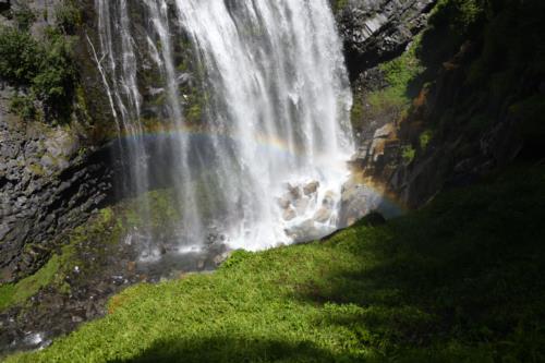 Rainbow across Narada Falls