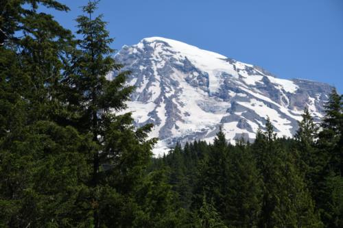 Mount Rainier Snow Clad mountain