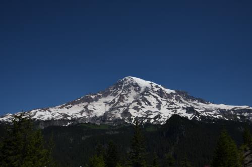 Mount Rainier during summer