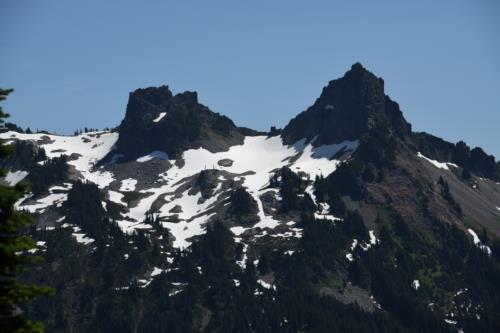 Multiple peaks Mt. Rainier