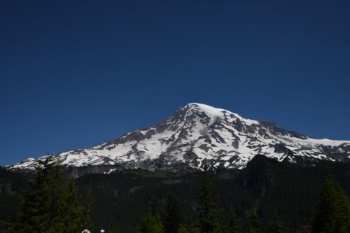 Mount Rainier wide angle view