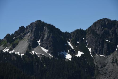 Mount Rainier mountains view