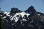 Multiple peaks Mt. Rainier