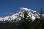 Mount Rainier snow peak