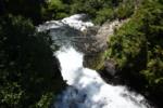 Water gushing down Narada Falls
