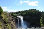Wide view of Snoqualmie Falls